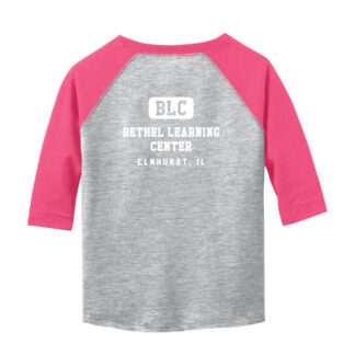 BLC Toddler Baseball Fine Jersey Tee - Pink