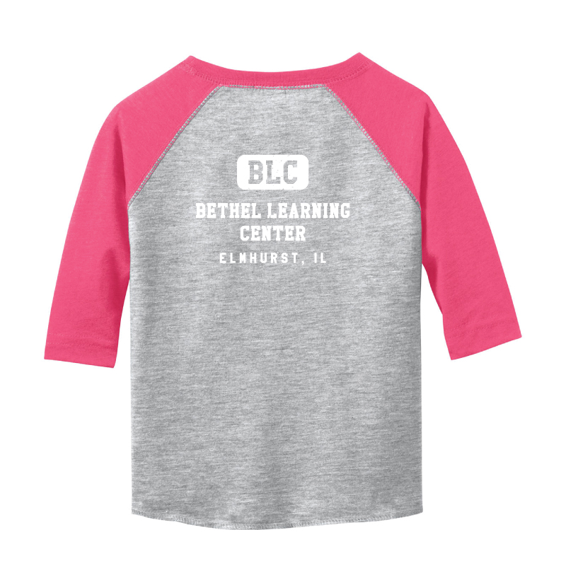 BLC Toddler Baseball Fine Jersey Tee - Pink